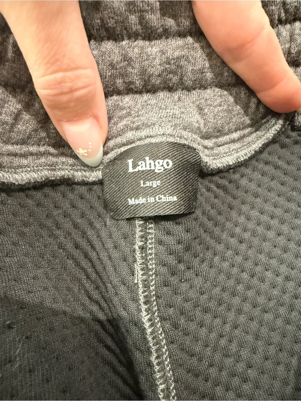 Lunya Men’s Restore Double Faced Gray Jogger Sweatpants Large NEW Luxury Soft - Picture 4 of 9